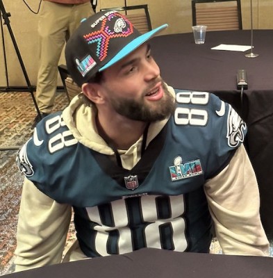 Dallas Goedert au Super Bowl LVII