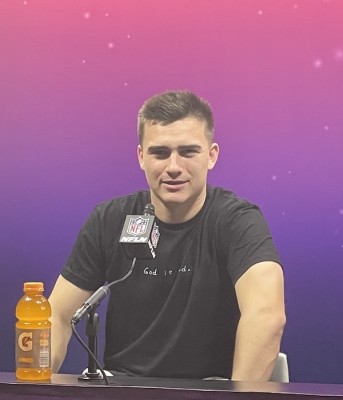Evan McPherson, battu mais content d'avoir particip au Super Bowl LVI son anne de rookie