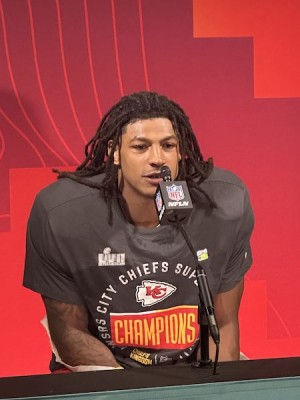 Isiah Pacheco au Super Bowl LVII