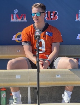 Joe Burrow au Super Bowl LVI