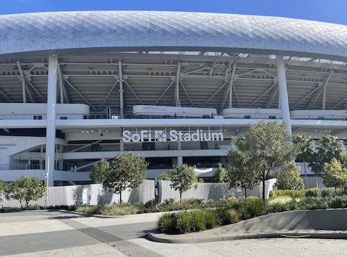 Le Sofi Stadium vu de l'extrieur