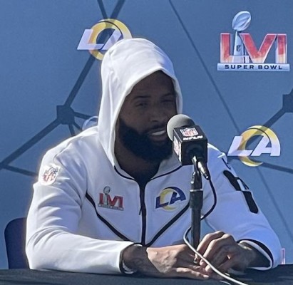 Odell Beckham Jr au Super Bowl LVI