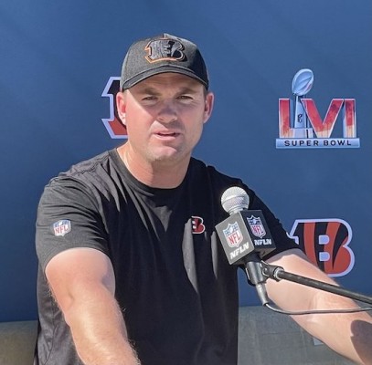 Zac Taylor au Super Bowl LVI