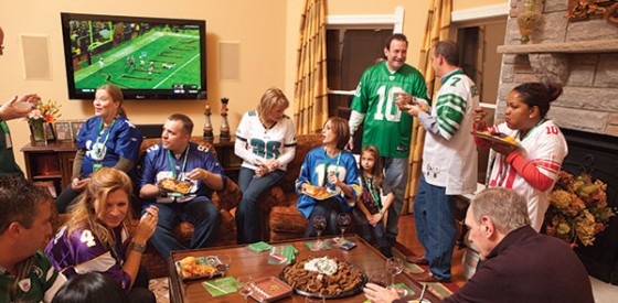 Le rituel du Super Bowl entre amis