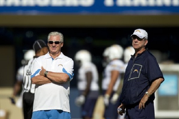 A.J. Smith et Norv Turner