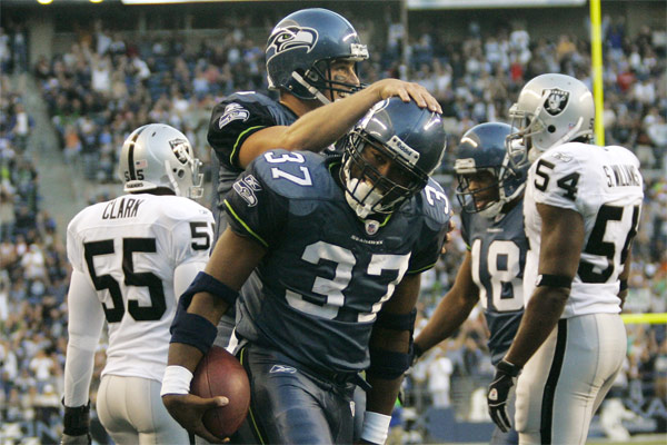 Matt Hasselbeck flicite Shaun Alexander